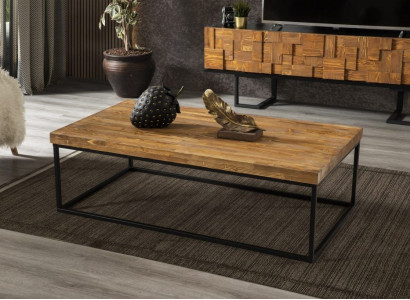 Loft Coffee table Design Furniture Table 120x80 Living room Wooden table Coffee tables